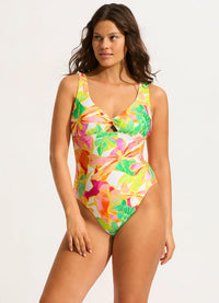 Wonderland Twist Front One Piece