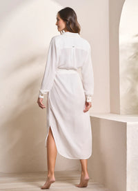 Moni Shirt Dress Off White