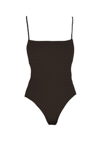 Mod Bodysuit Cocoa Bean Terry