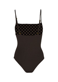 Mod Bodysuit Cocoa Bean Terry