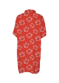 Dylan Dress Strawberry Hibiscus