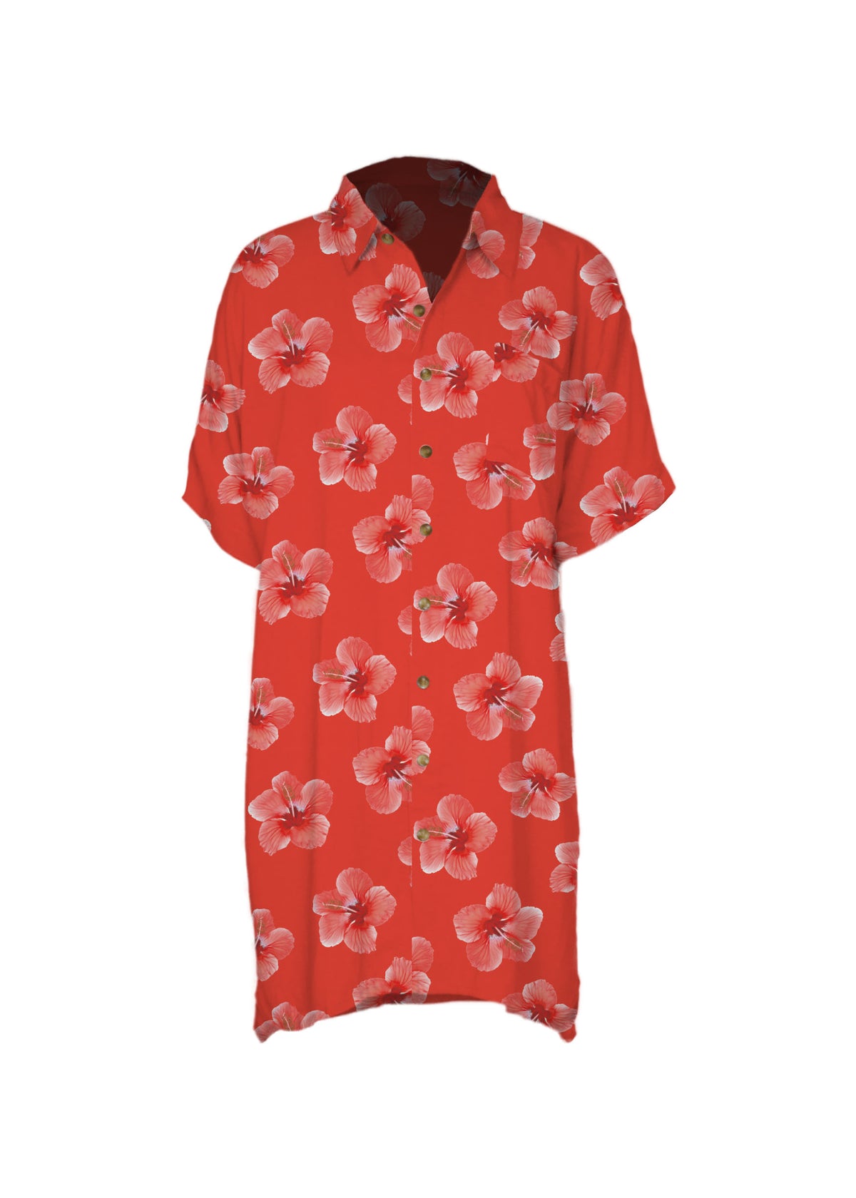 Dylan Dress Strawberry Hibiscus