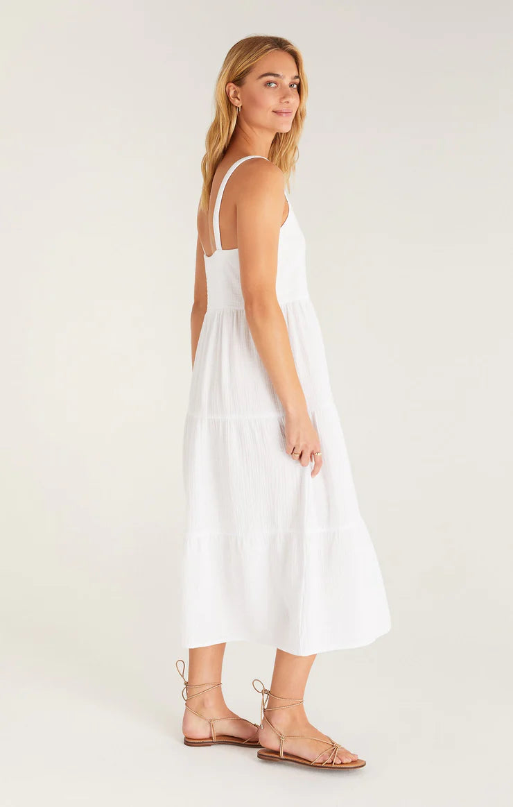 Gauze hot sale midi dress