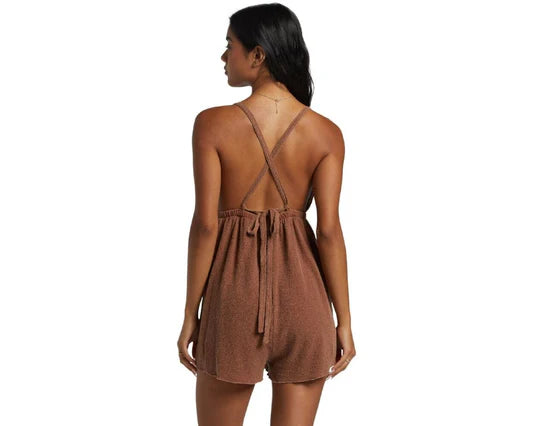 On Vacay Romper Toasted Coconut