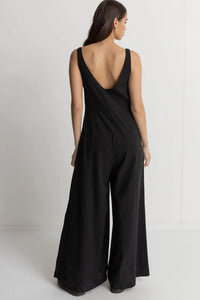 Kiki Wide Leg Jumpsuit Black