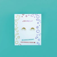 Rainbow Enamel Kids Earrings