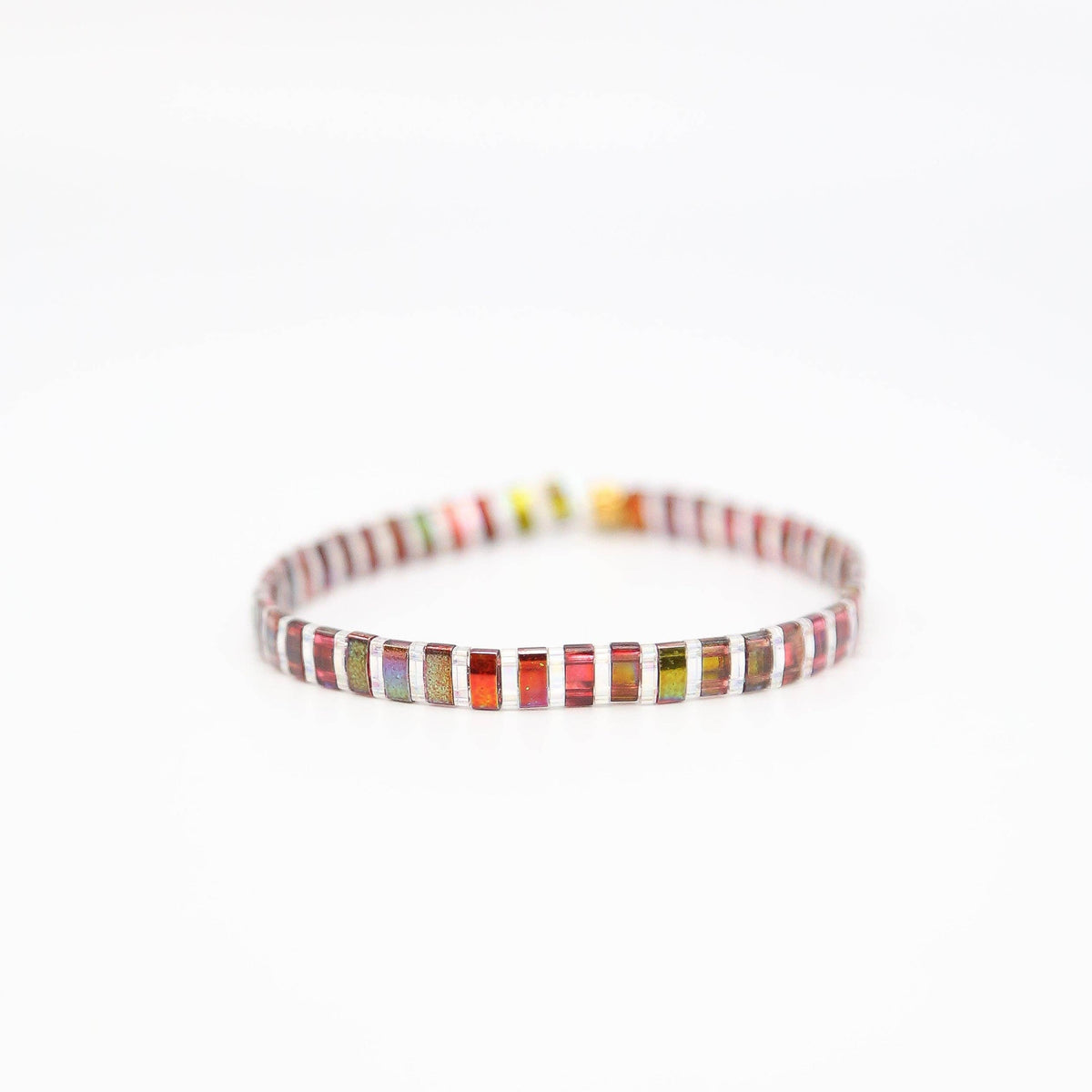 PAINTED MESA - Tila Bead Bracelets: 6.25 inches - S / Cathedral