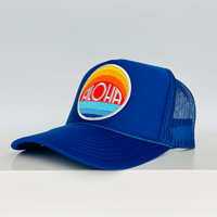 ALOHA Hat Royal Blue
