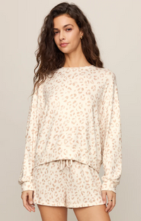 Soft Leo Long Sleeve Top Sandstone