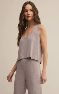 Coastline Rib Pant Slate Grey