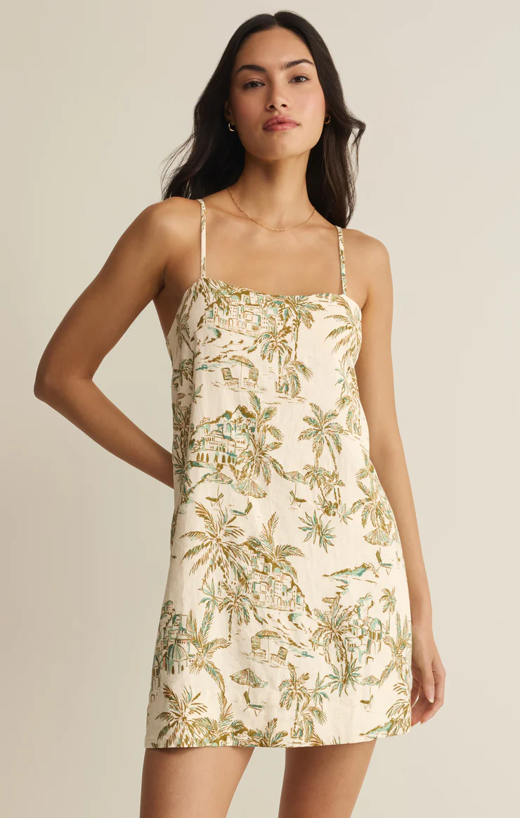 Maude Tiki Tide Dress Island Coconut