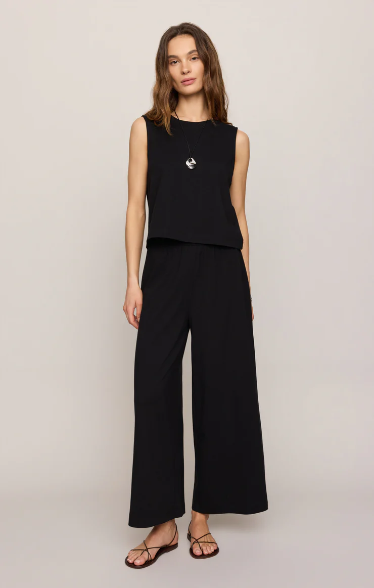 Scout Jersey Crop Flare Pant True Black