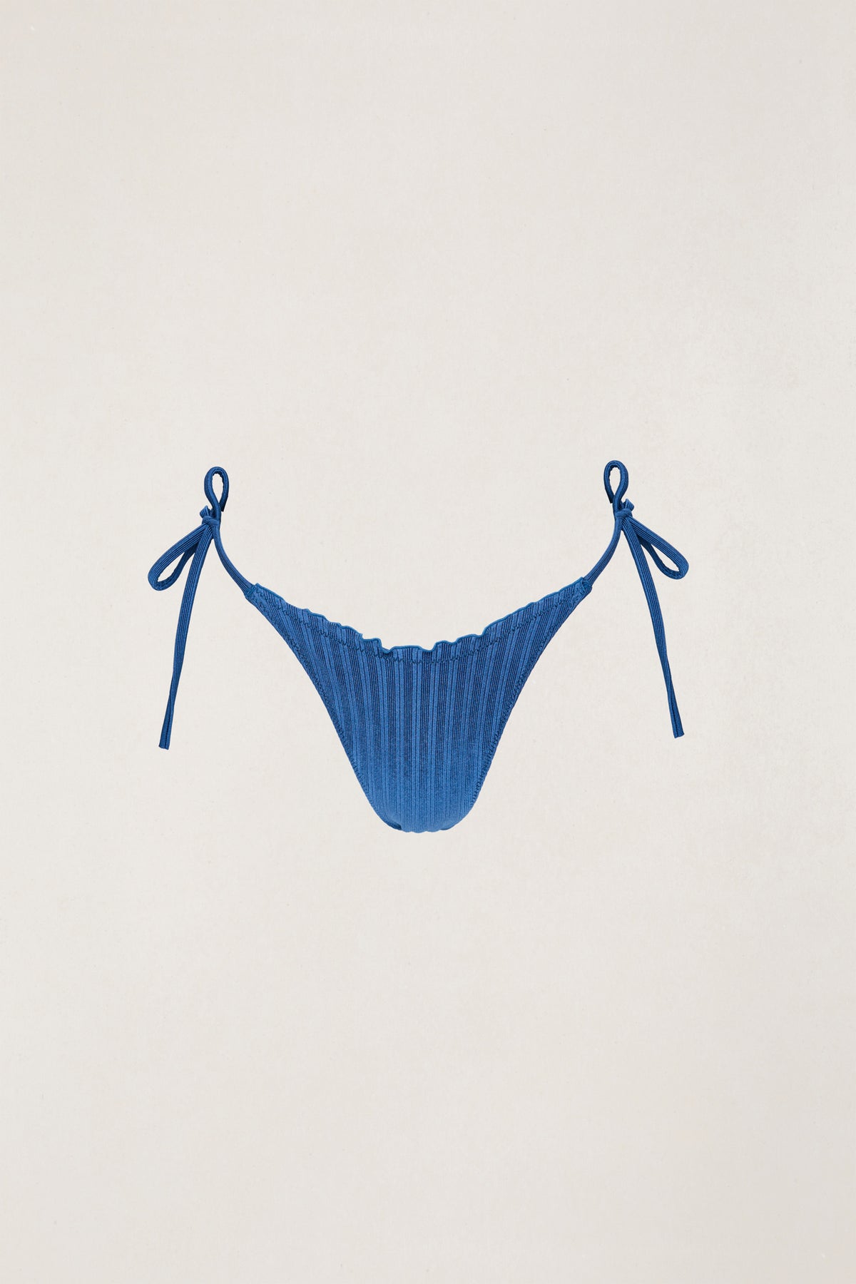 Pacific Rib Tie Side Hi Cut Dark Blue