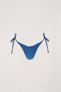 Pacific Rib Tie Side Hi Cut Dark Blue