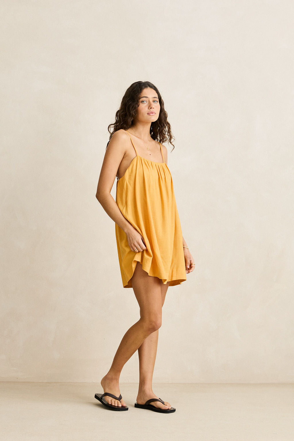 Essential Adjustable Romper Apricot