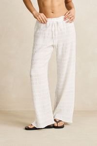 Sandy Cove Beach Pant White