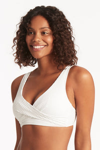 Spinnaker Cross Front Top White