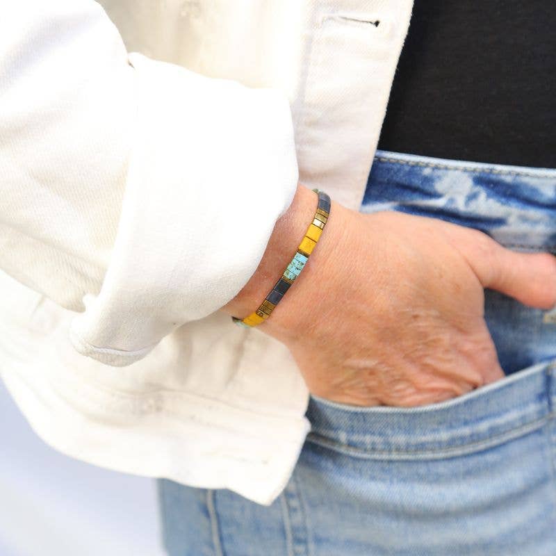 BANDIT - Tila Bead Bracelet | Single: 6.50 Inches - M