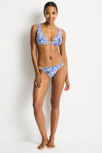 Palmera Chain Link Longline Top Blue