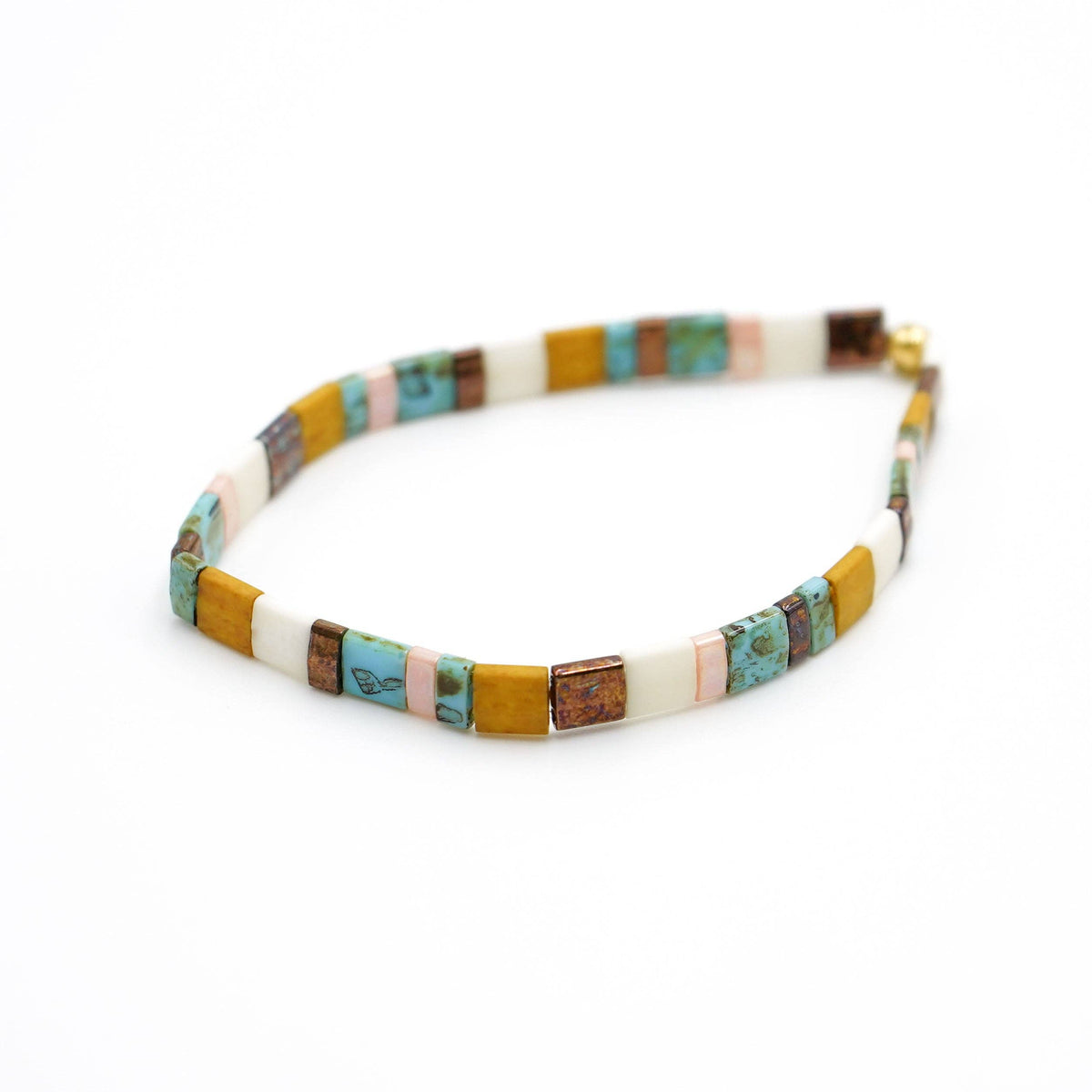 SUNDOWN - Tila Bead Bracelet | Single: 6.25 Inches - S