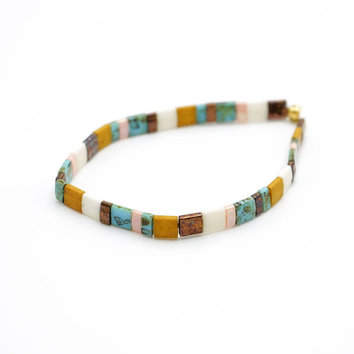 SUNDOWN - Tila Bead Bracelet | Single: 6.25 Inches - S