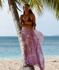 Anthurium Purple Pareo Sarong