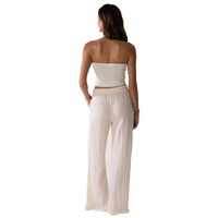 Cream Cabana Pants: L