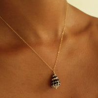 Hebrew Cone Necklace