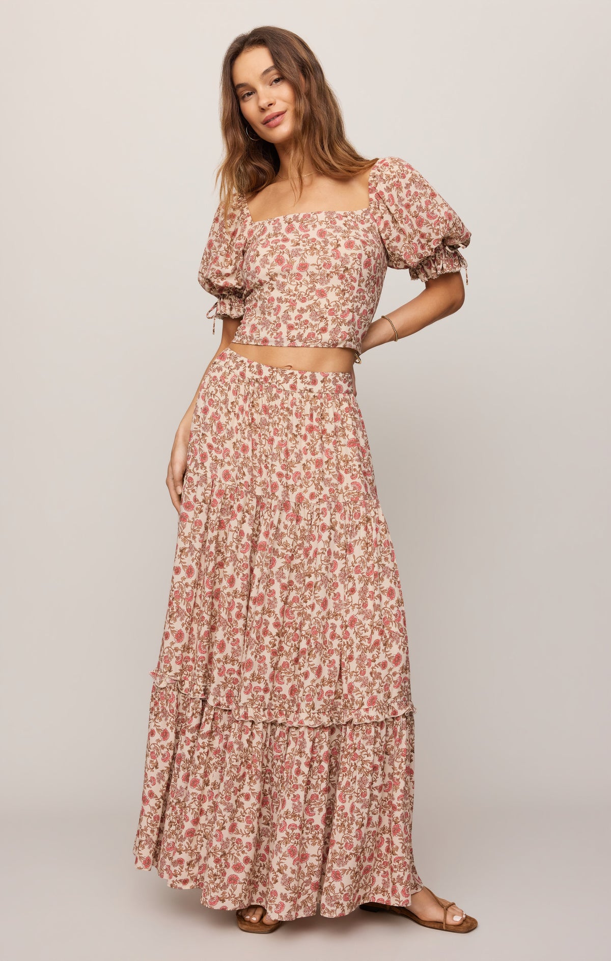 Mora Maxi Skirt Sandshell