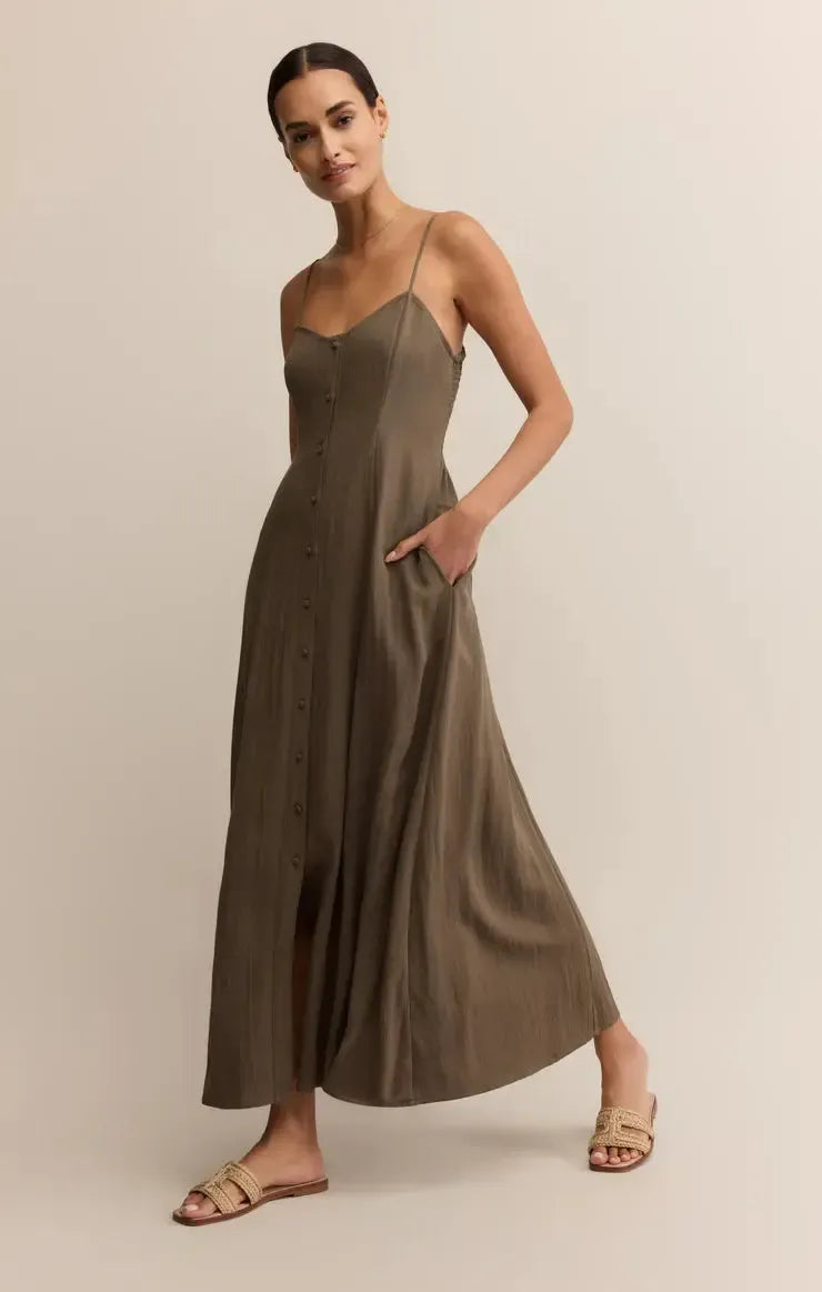 Angel Eyes Midi Dress Tiki