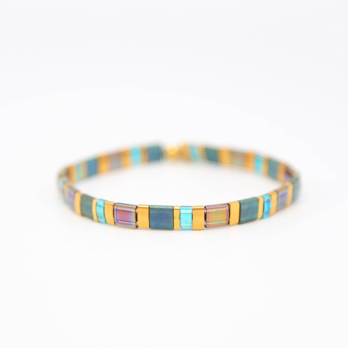 PAINTED MESA - Tila Bead Bracelets: 6.25 inches - S / Cathedral