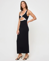 Steph Dress Black/Cream