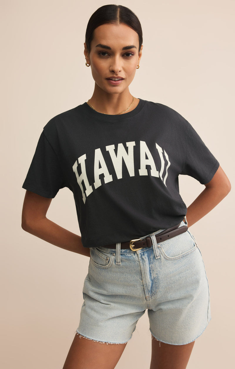 Boyfriend Hawaii Tee Black