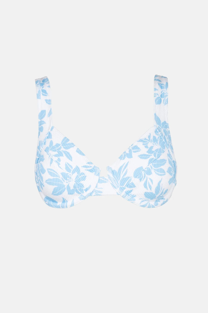 Grace Floral Panelled Underwire Top
