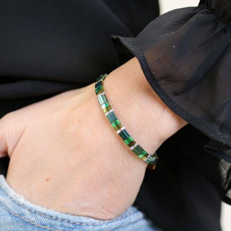 EVERGREEN - Tila Bead Bracelet | 6.25 Inches - S