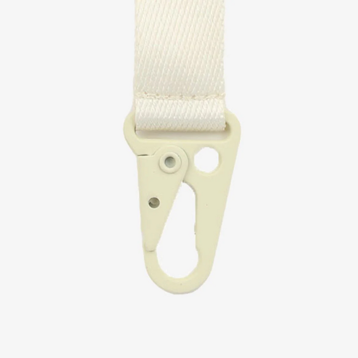 Off White Keychain Clip