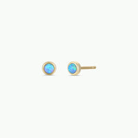 Simple Stud Fire Opal