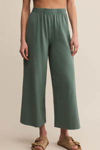 Scout Jersey Crop Flare Pant Hunter Green