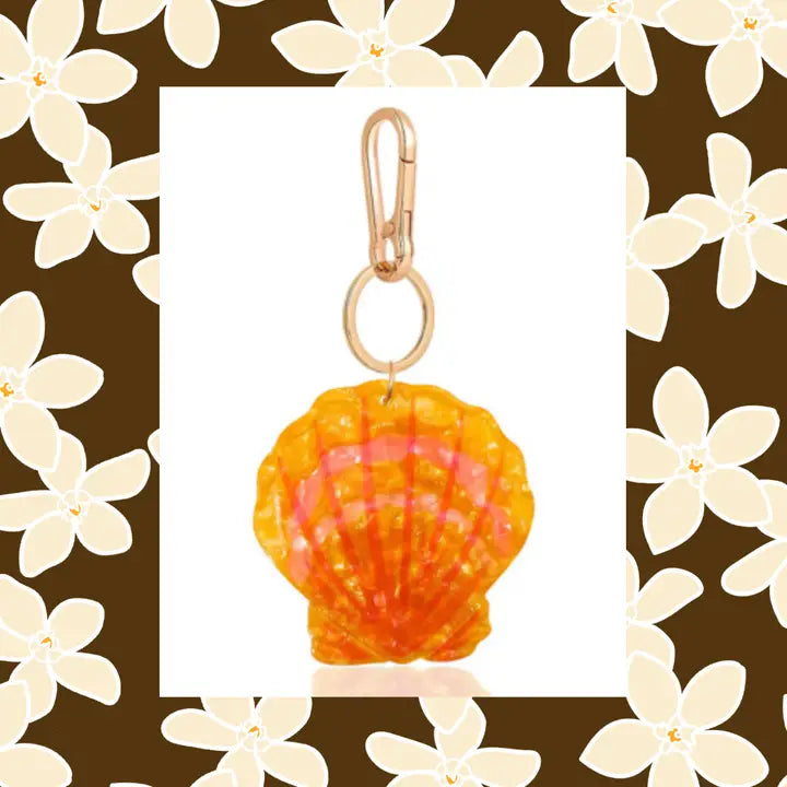 Sunrise Shell Keychain