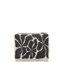 Wavy Pouch Small Black on Sandstone