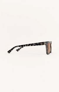 High Tide Polished Marbled Tort/Bronze Sunglasses