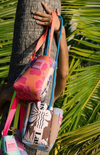 The Lux Bucket Bag in Neutral Waters