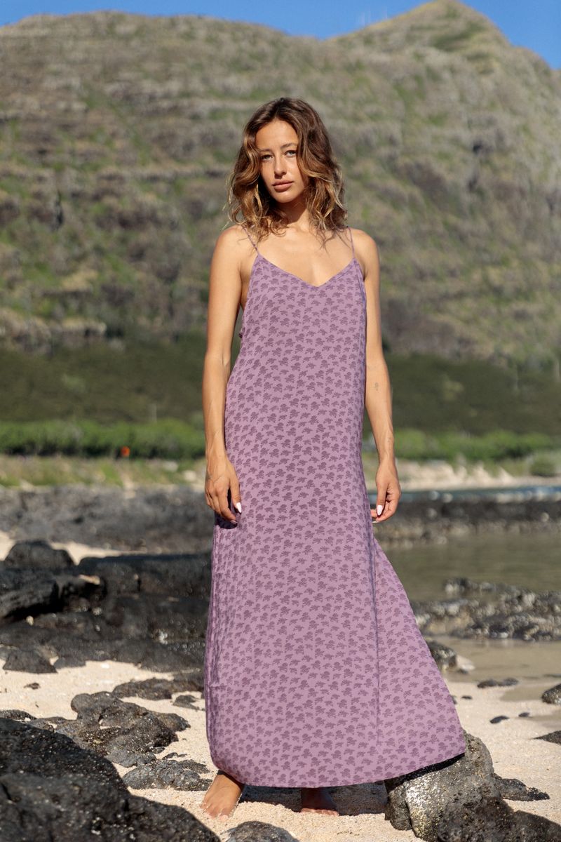Aria Maxi Dress Violet Blossom