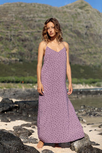 Aria Maxi Dress Violet Blossom