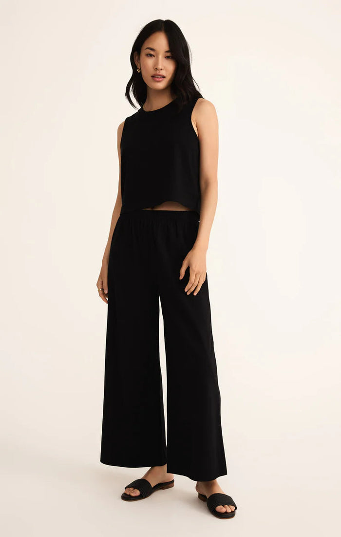 Scout Jersey Crop Flare Pant True Black