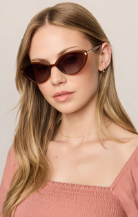 Palermo Sunglasses Caramel Gradient