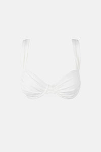 Broderie Underwire Bralette Top Off White