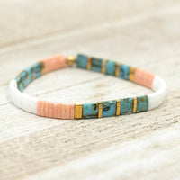 VACATION - Tila Bead Bracelet | Single: 6.50 Inches - M