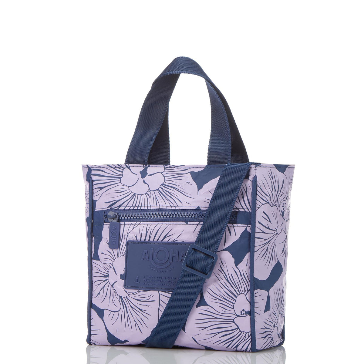 Purau Crossbody Lilac on Navy