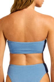 Sea Dive Tube Top Cornflower